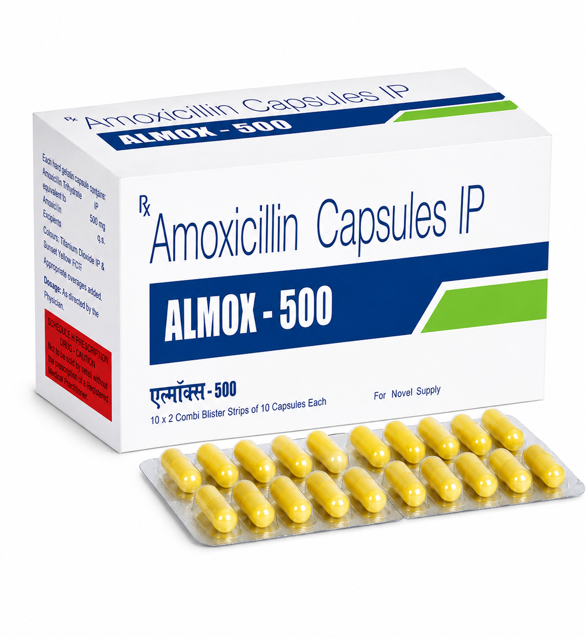 Amoxicillin Trihydrate IP 500mg