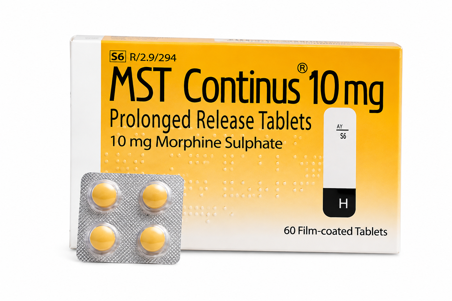 MST Continus 10mg Morphine Sulphate